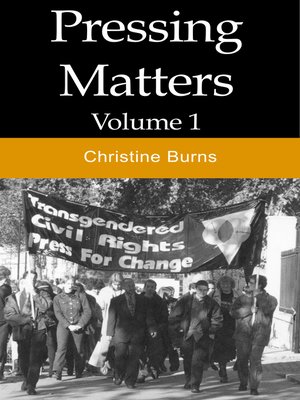 cover image of Pressing Matters (Vol 1)
